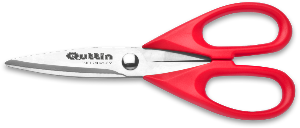 Red Handled Scissors Qutin36101 PNG image