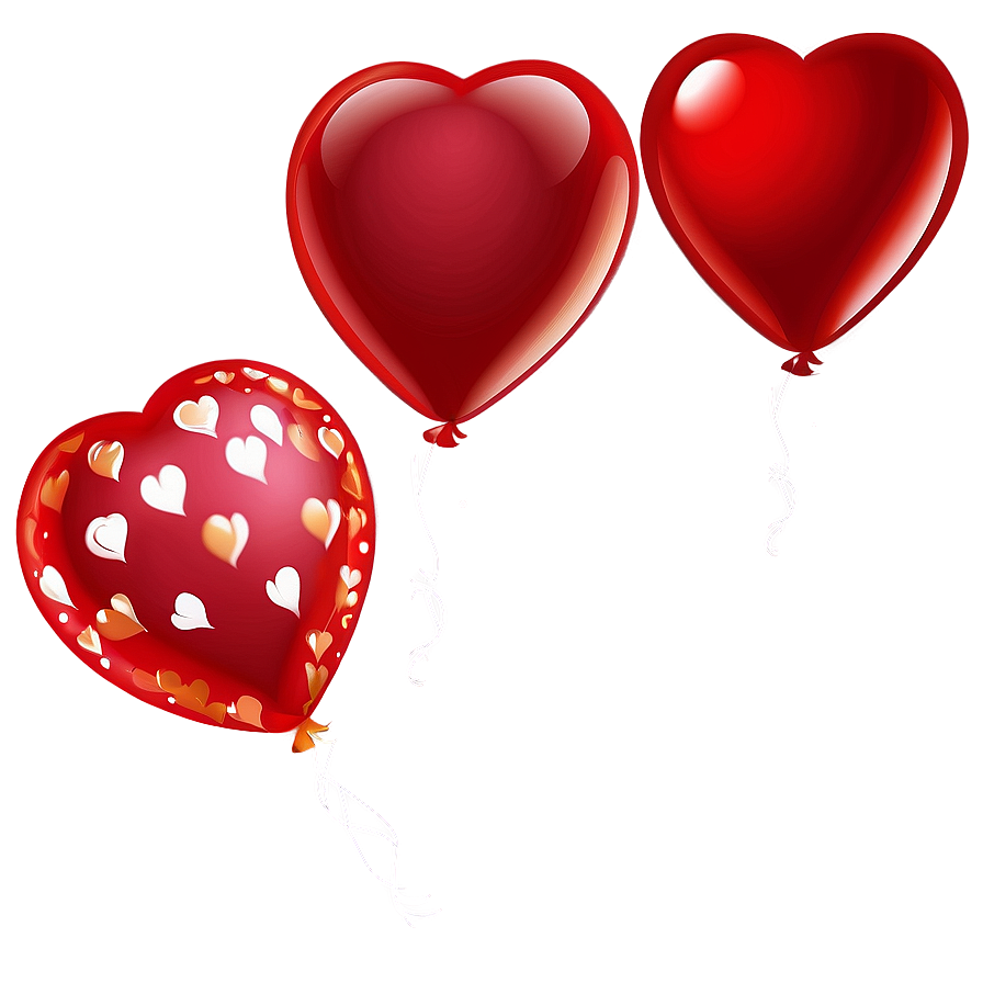 Red Heart Balloon Png Bsd51 PNG image