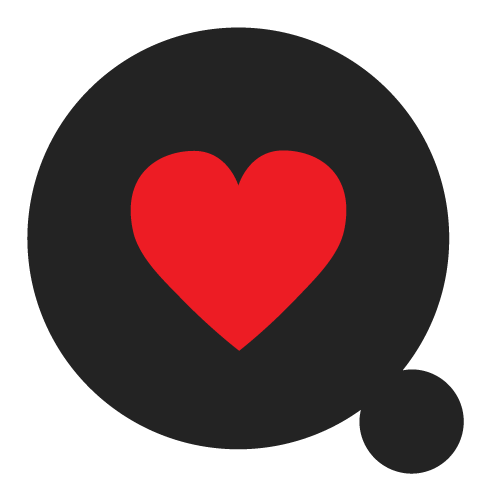 Red Heart Black Circle Icon PNG image
