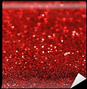 Red Heart Glitter Background PNG image