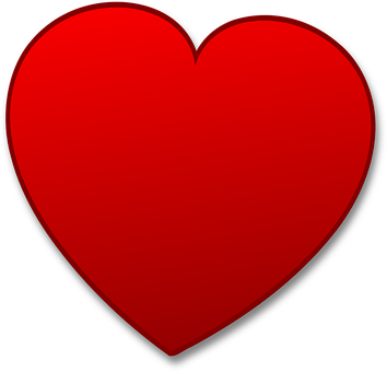 Red Heart Graphic PNG image