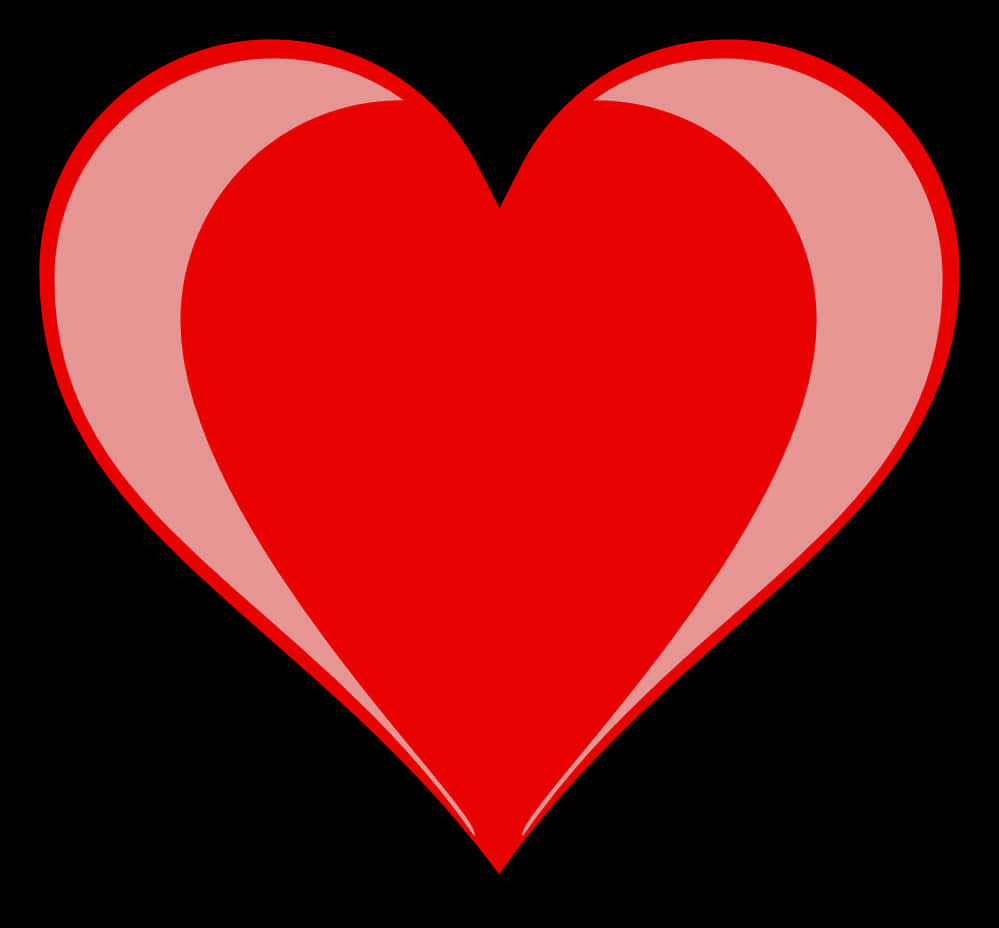 Red Heart Graphic PNG image