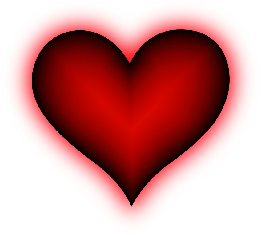 Red Heart Graphic PNG image