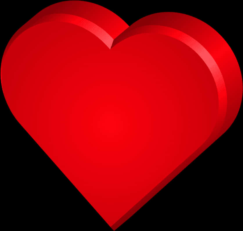 Red Heart Graphic PNG image