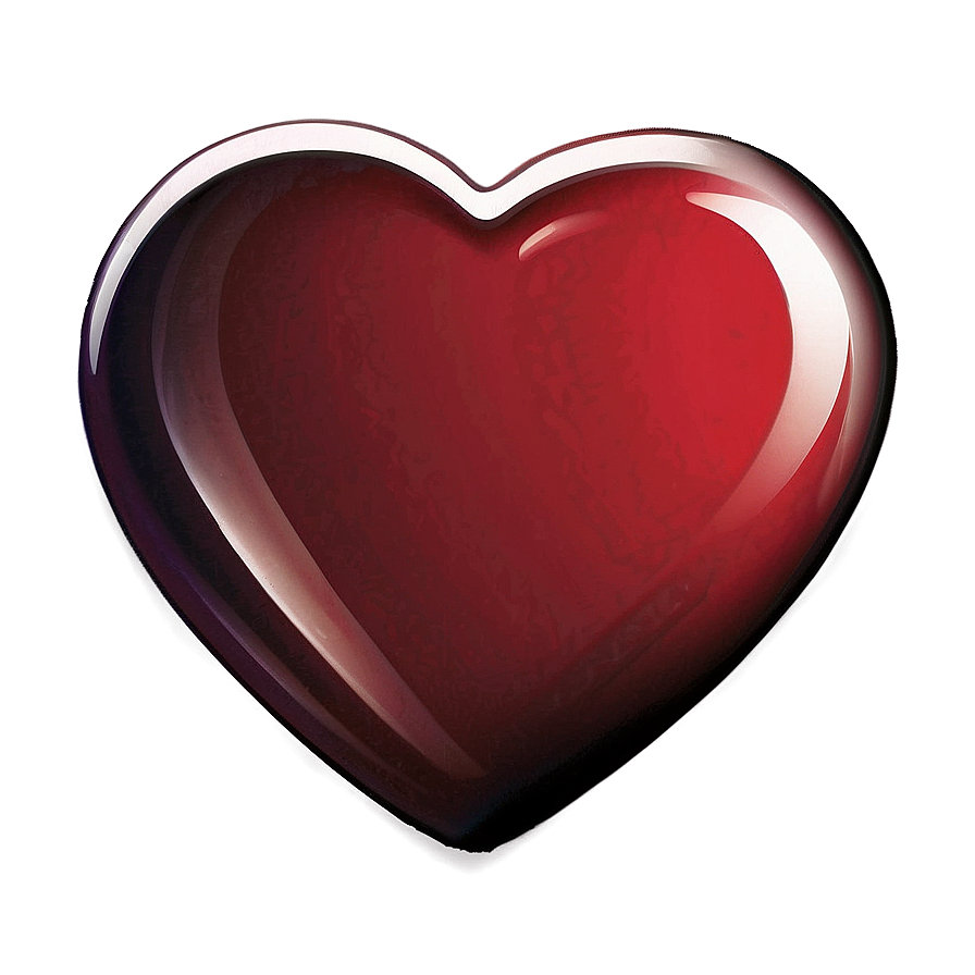 Red Heart Icon Png D PNG image