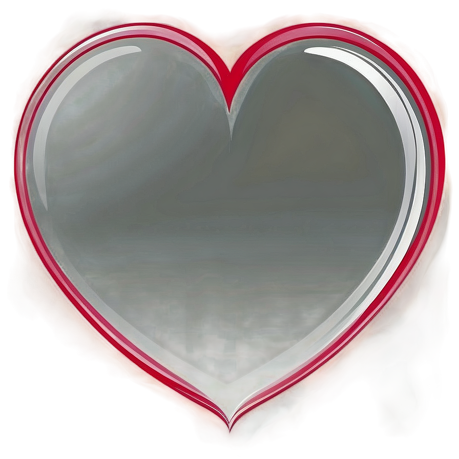 Red Heart Vector Illustration Png 06132024 PNG image