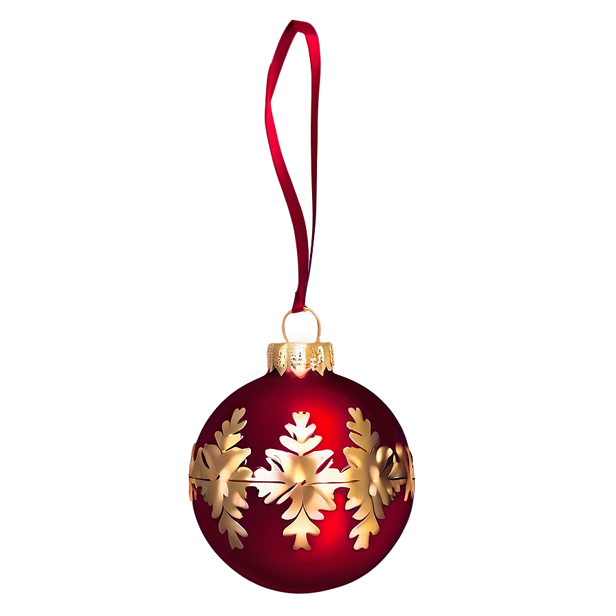 Red Holiday Decor Ornament Png Rdm PNG image