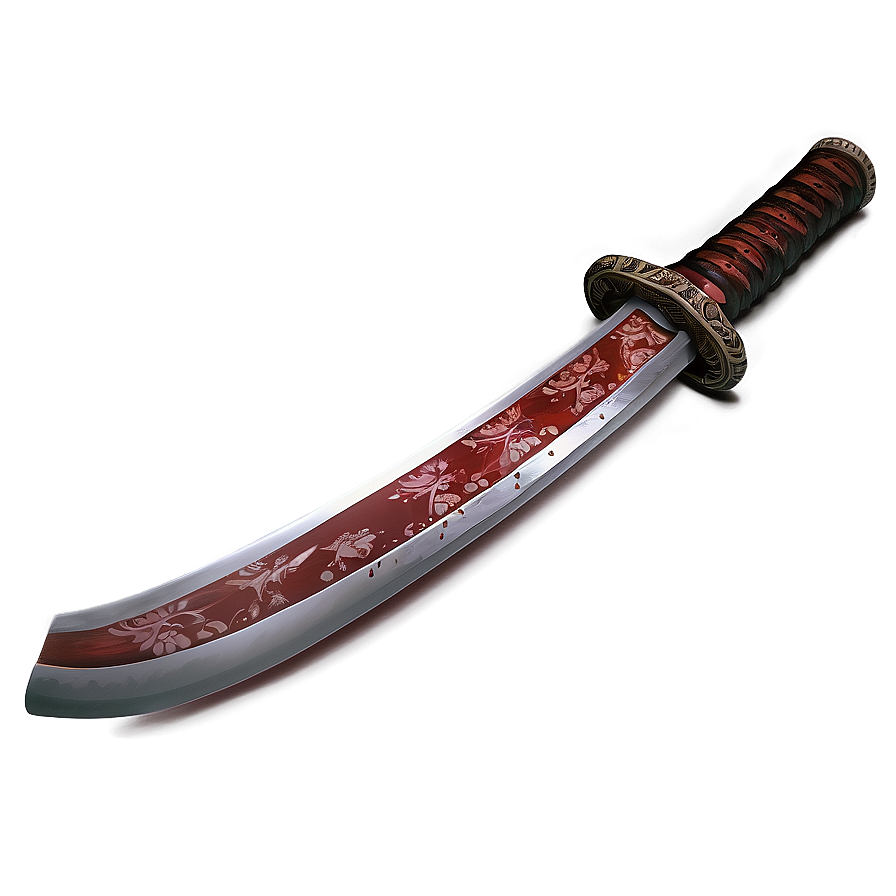 Red Katana Png Cif PNG image