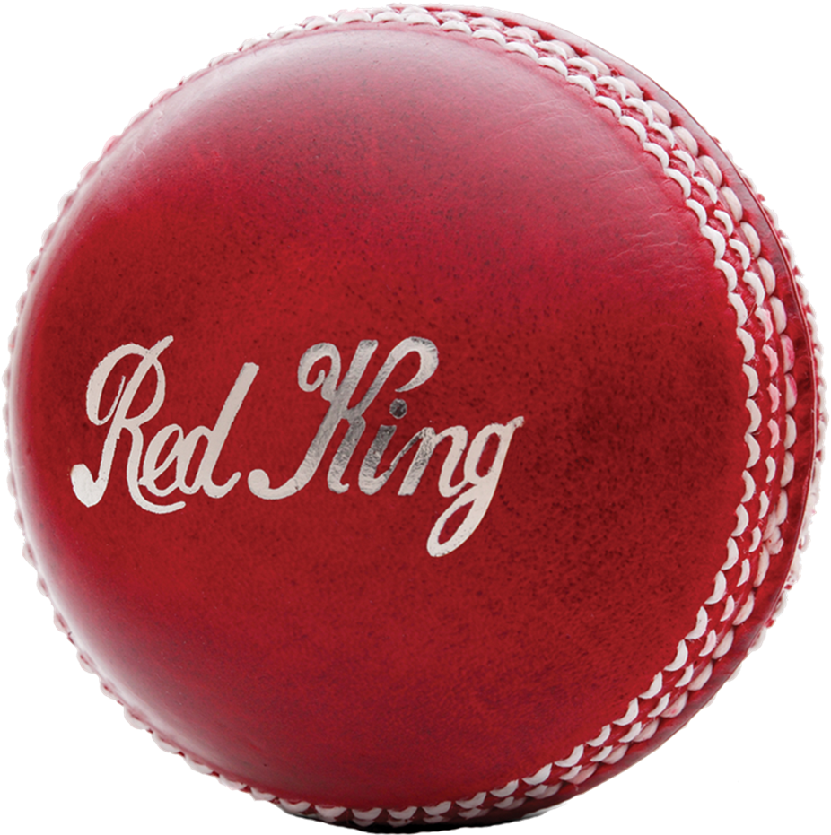 Red King Cricket Ball PNG image