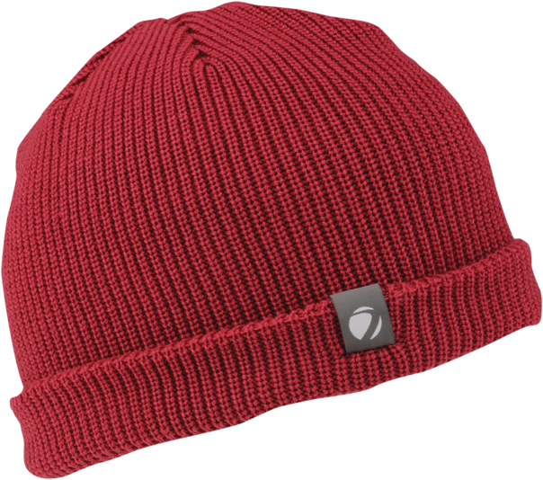 Red Knit Beanie Hat PNG image