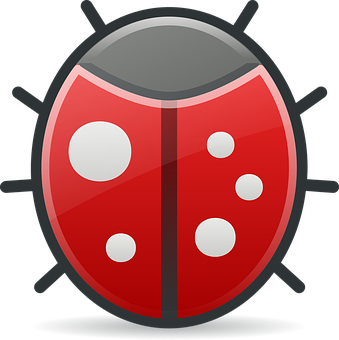 Red Ladybug Icon PNG image