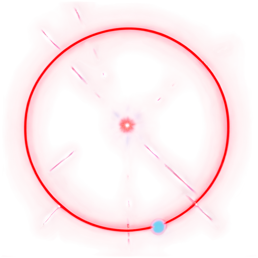 Red Laser Beam Circle Png 06272024 PNG image