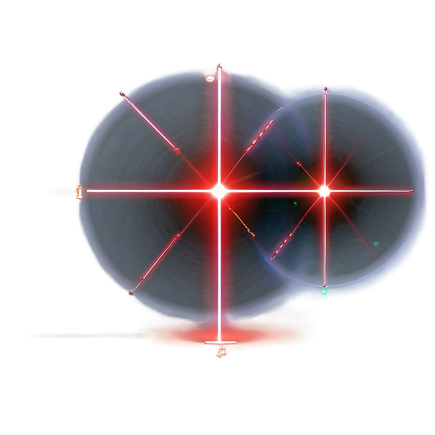 Red Laser Beam Crosshair Png 06272024 PNG image