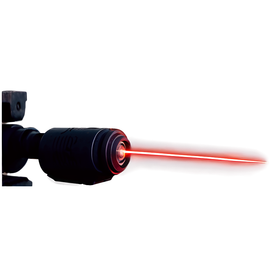 Red Laser Beam Silhouette Png 06272024 PNG image