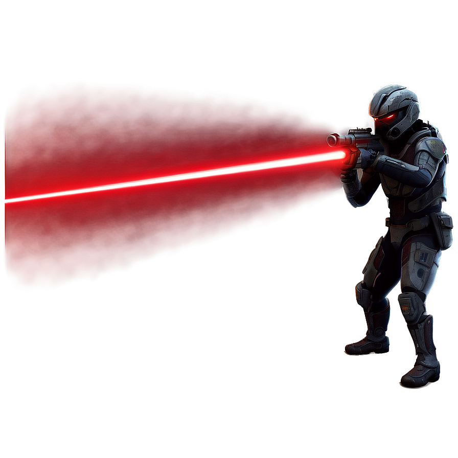 Red Laser Beam With Highlights Png 06272024 PNG image