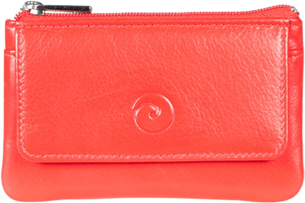 Red Leather Coin Purse PNG image