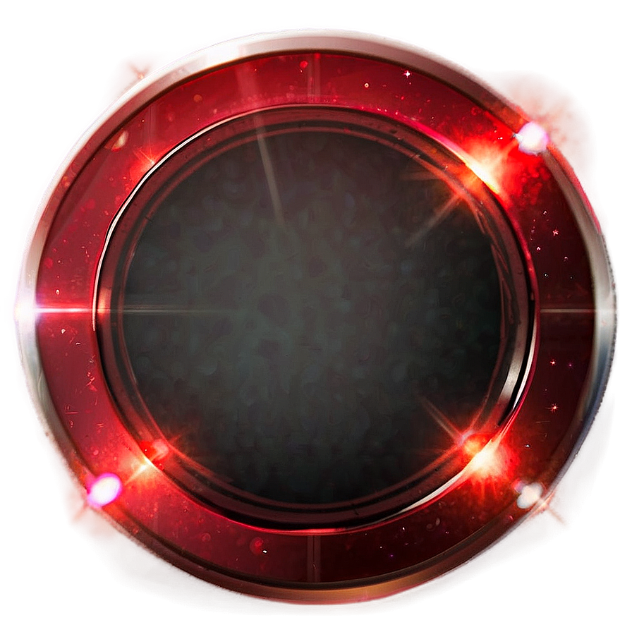 Red Lens Flare C PNG image