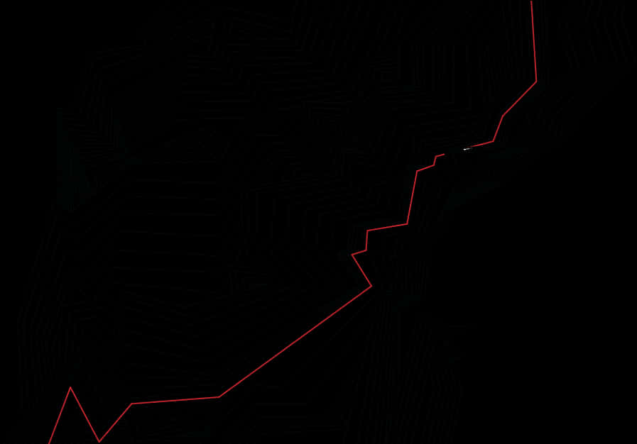 Red Line Graphon Black Background PNG image