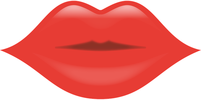 Red Lips Vector Illustration PNG image