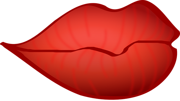 Red Lips Vector Illustration PNG image