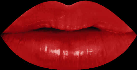 Red Lipstick Closeup PNG image
