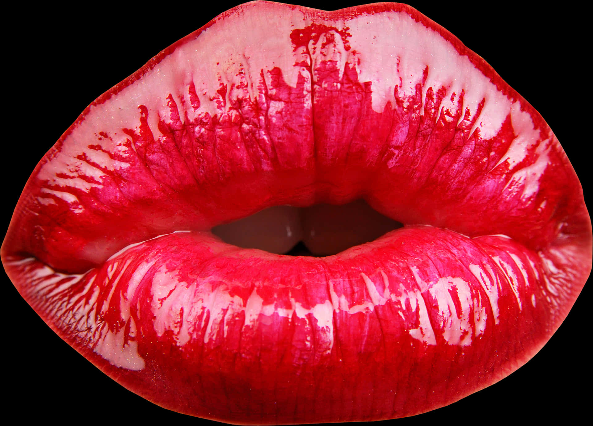 Red Lipstick Kiss Closeup.jpg PNG image