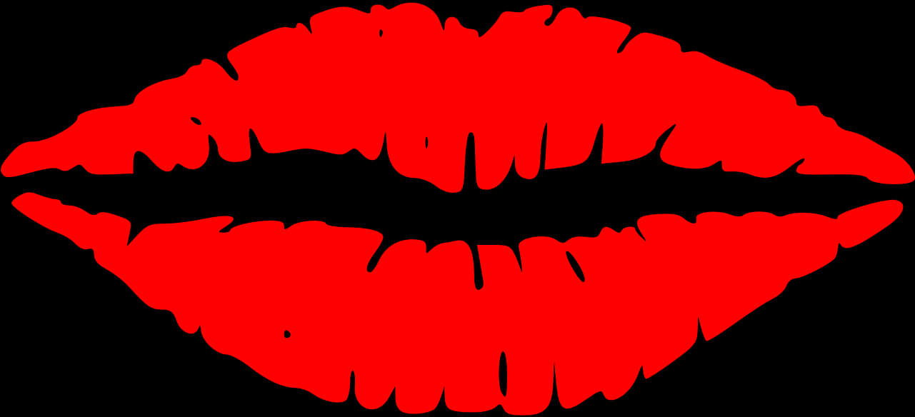 Red Lipstick Kiss Graphic PNG image