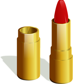 Red Lipstick Open Container PNG image