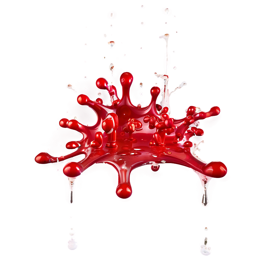 Red Liquid Splash Png 55 PNG image