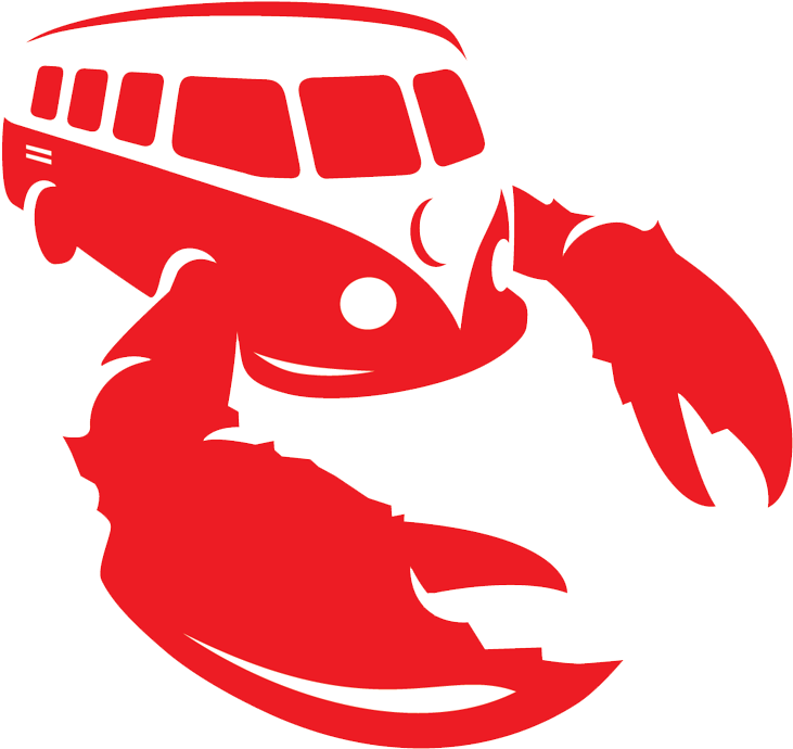 Red Lobster Bus Hybrid Graphic PNG image