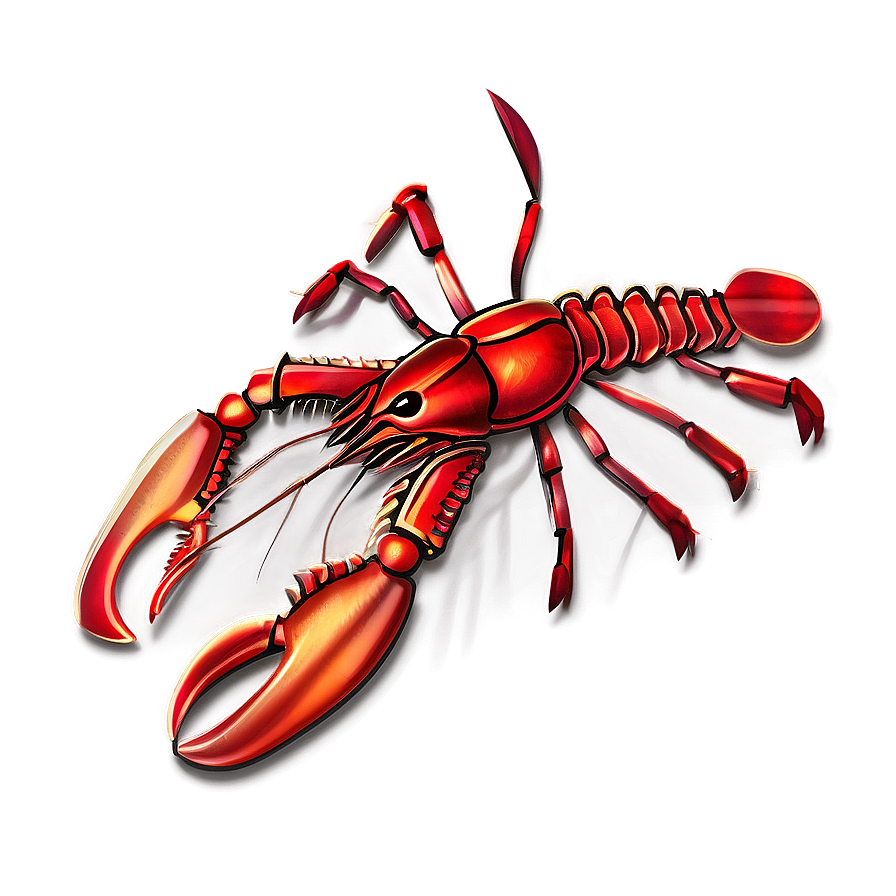 Red Lobster Illustration Png 06242024 PNG image