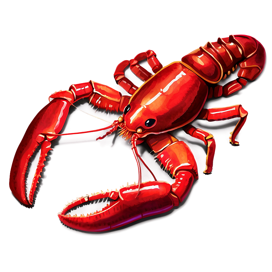 Red Lobster In Watercolor Png Uwj PNG image