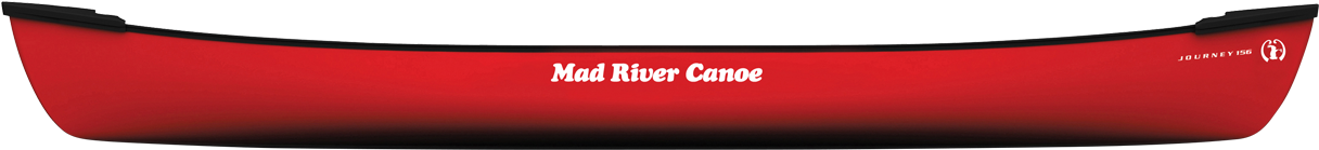 Red Mad River Canoe Side View PNG image