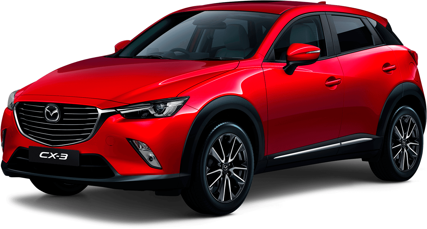 Red Mazda C X3 Crossover S U V PNG image