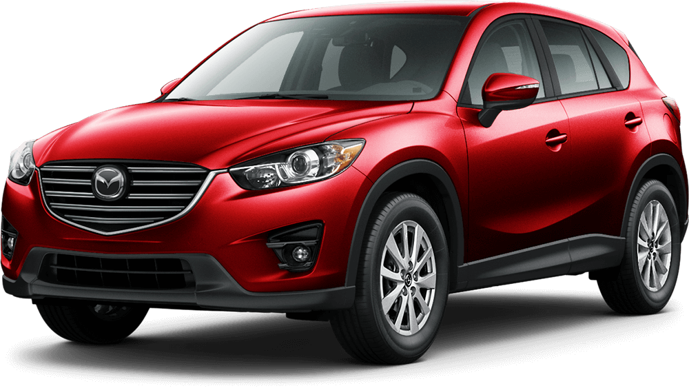 Red Mazda C X5 S U V Profile View PNG image