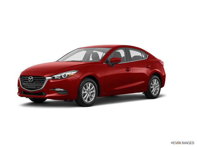 Red Mazda Sedan Profile View PNG image