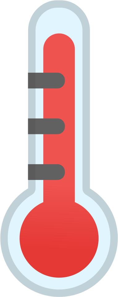 Red Mercury Thermometer Graphic PNG image