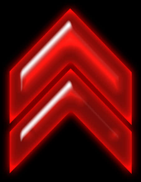 Red Neon Arrows Illumination PNG image