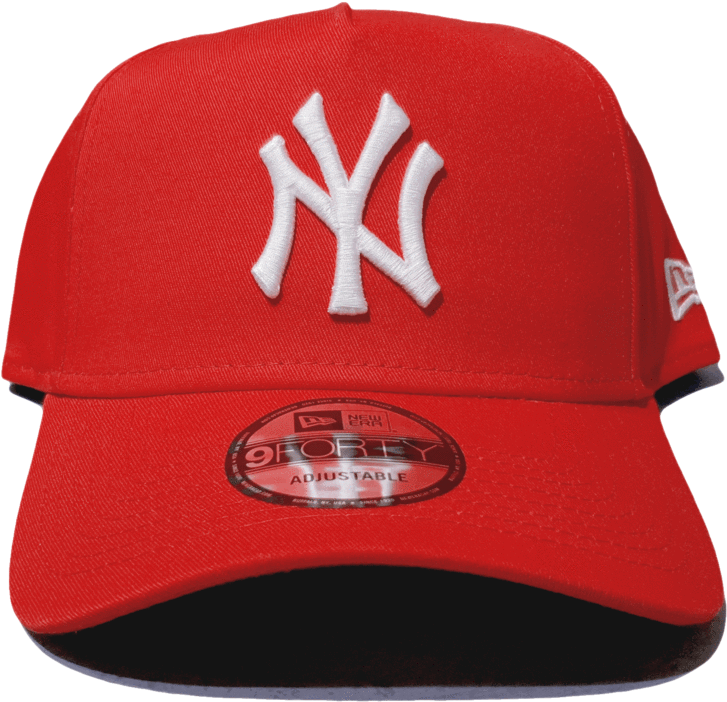 Red New York Yankees Cap PNG image