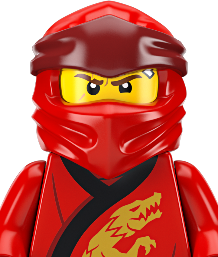 Red Ninja Lego Ninjago Character PNG image