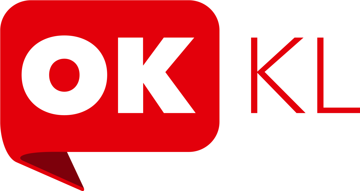 Red O K Bubble Icon PNG image
