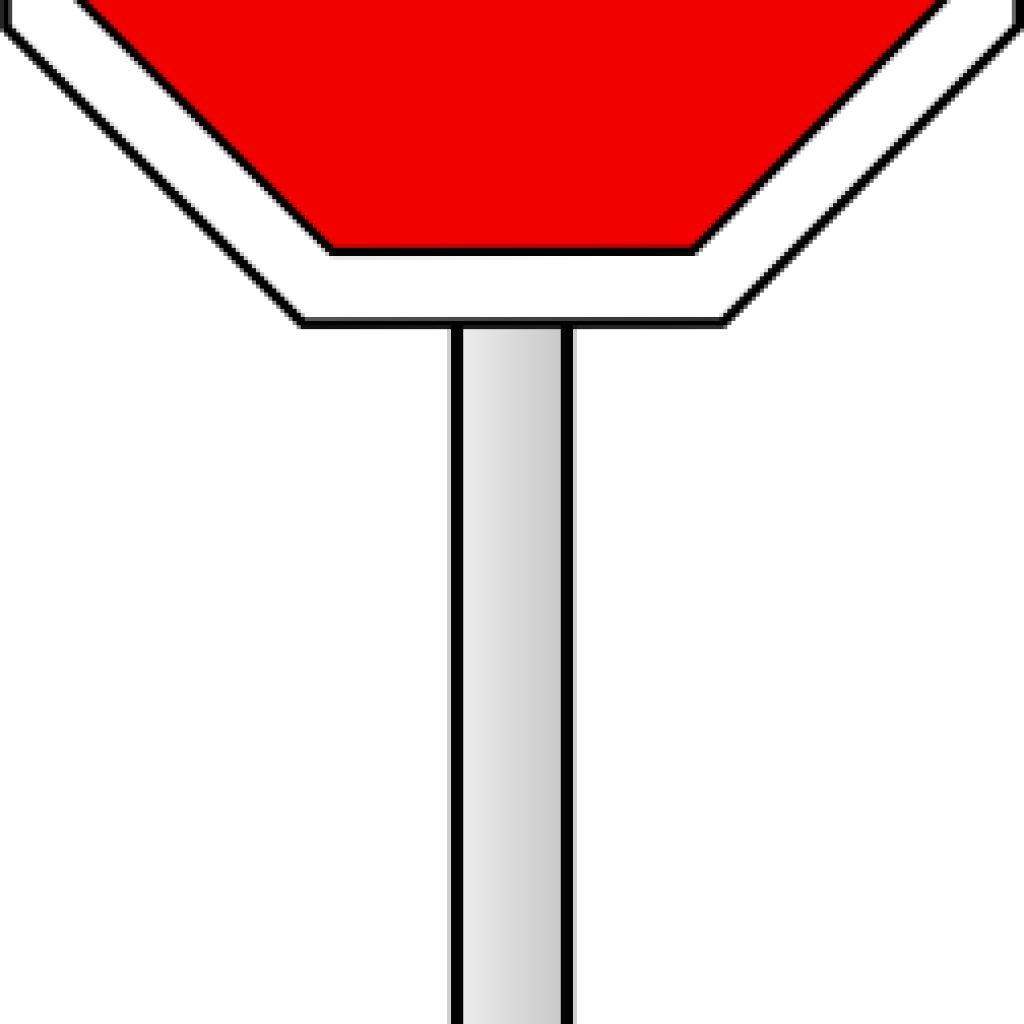 Red Octagon Stop Sign PNG image