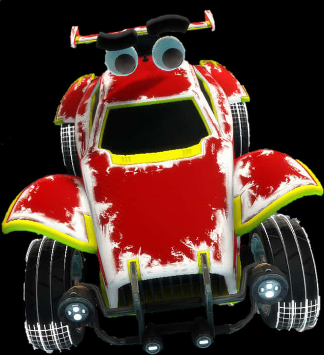 Red Octane Rocket League Car PNG image