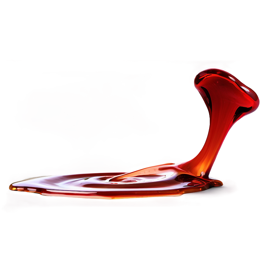 Red Oil Splash Png 50 PNG image