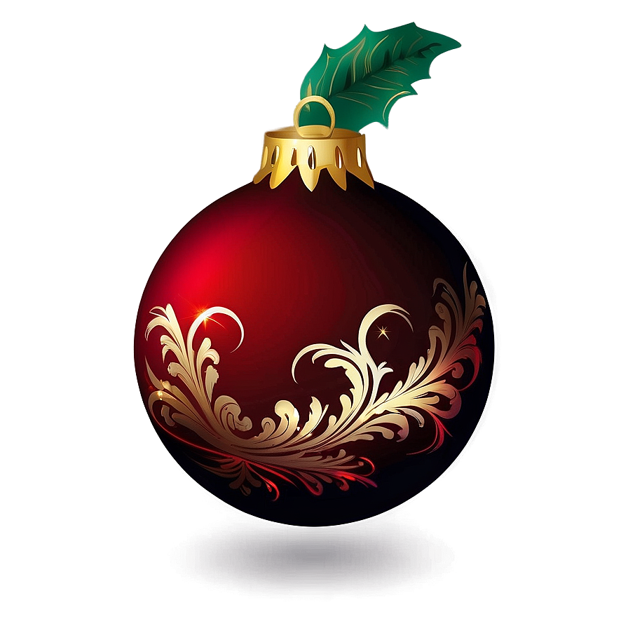 Red Ornament Clipart Png 38 PNG image