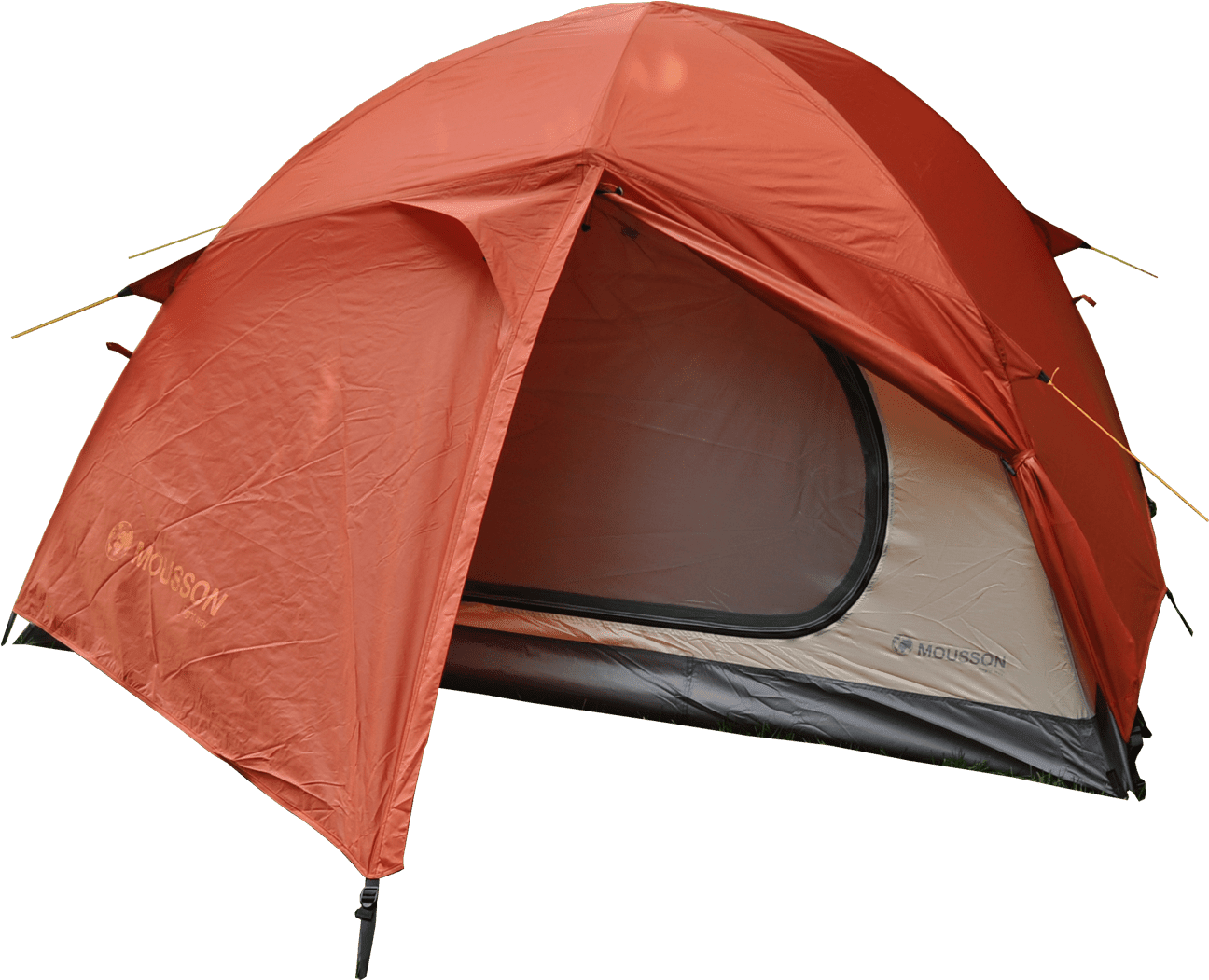 Red Outdoor Camping Tent PNG image