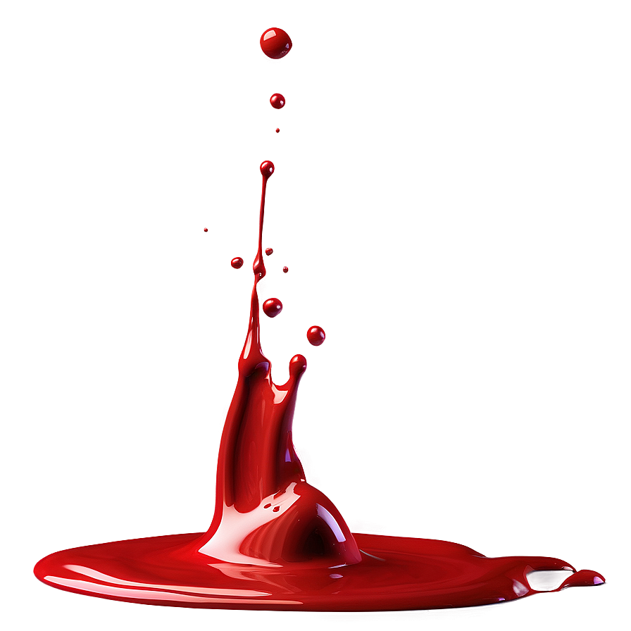 Red Paint Splash Png 06202024 PNG image