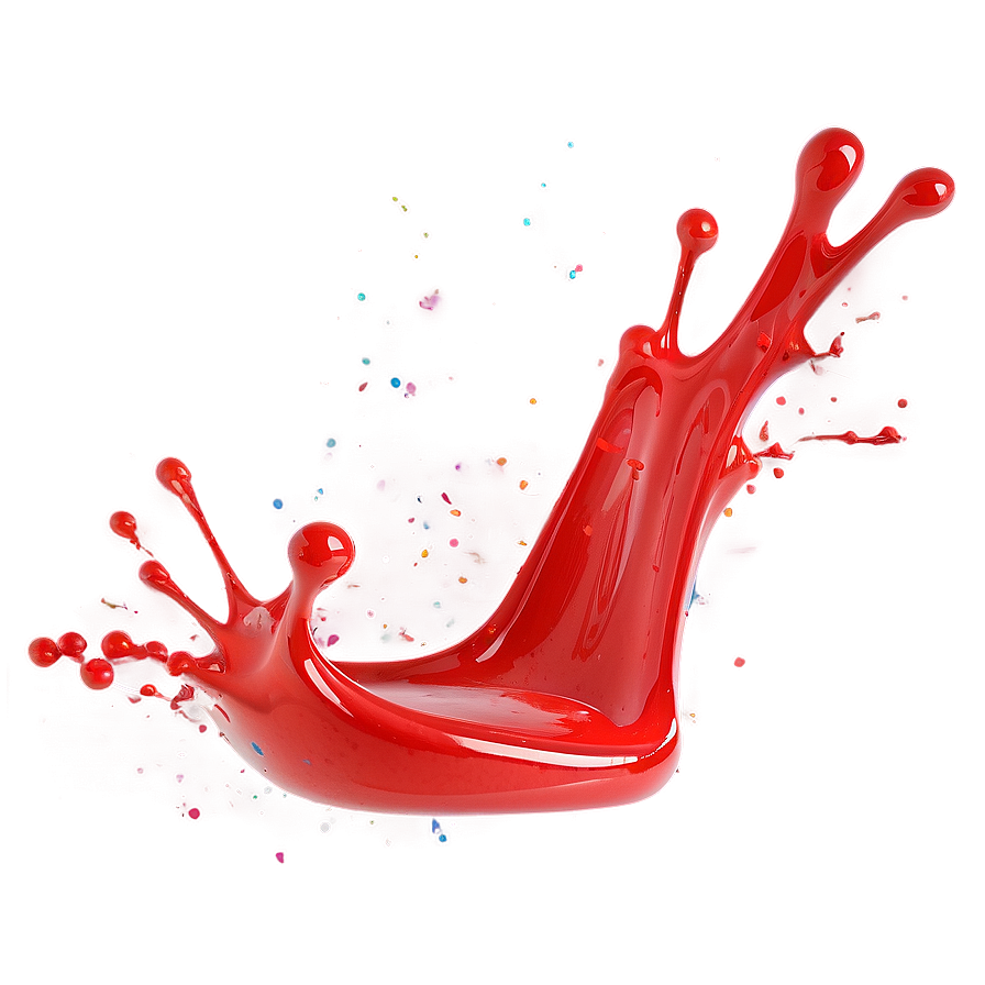 Red Paint Splash Png 06202024 PNG image