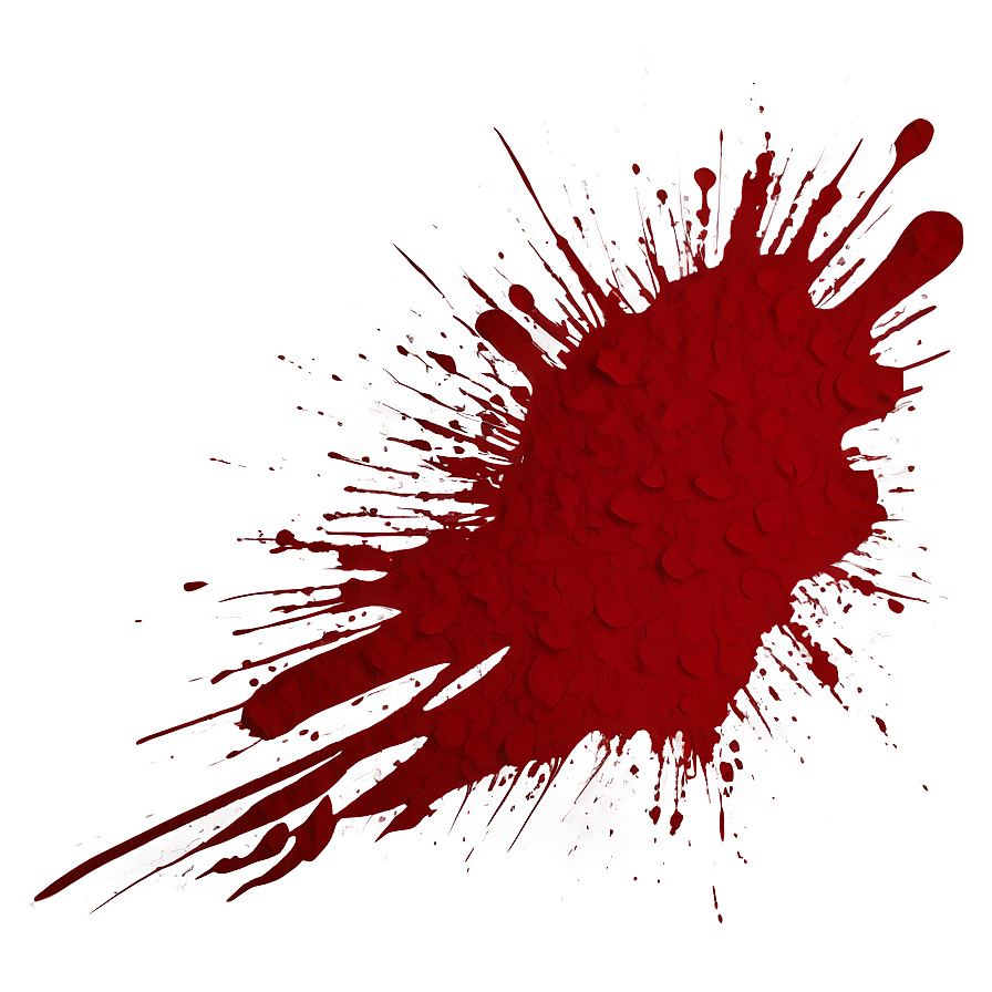 Red Paint Splatter Png 05062024 PNG image