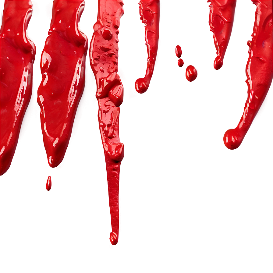 Red Paint Stroke Png 05252024 PNG image